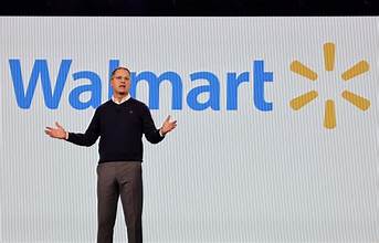 Walmart CEO Doug McMillon announcing retirement after more than a decade of leadership at Walmart headquarters