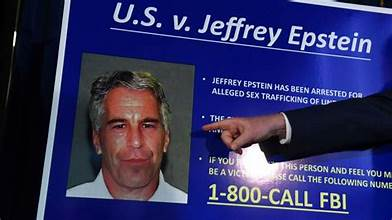 Jeffrey Epstein mug shot from 2019, showing his face in custody