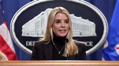 Attorney General Pam Bondi leaving the U.S. Capitol after being called to testify on Epstein files.