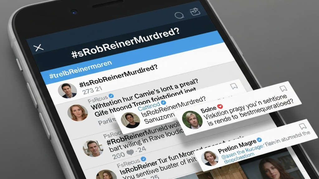Social media misinformation trends involving Rob Reiner