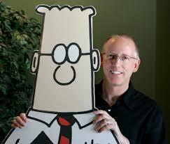 Scott Adams creator of Dilbert comic strip