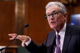 Jerome Powell speaking on inflation and interest rates