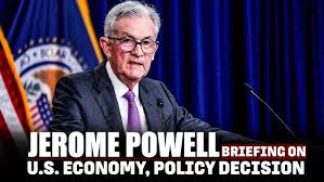 Federal Reserve Chair Jerome Powell at economic briefing