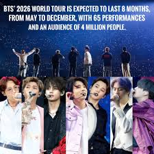 Global audience attending BTS world tour 2026 concert