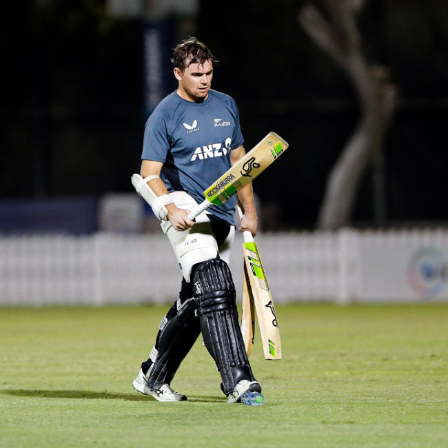 Tom Latham won't play in the New Zealand vs Bangladesh first T20I. The Black Caps captain was struck by the ball on his right big toe.